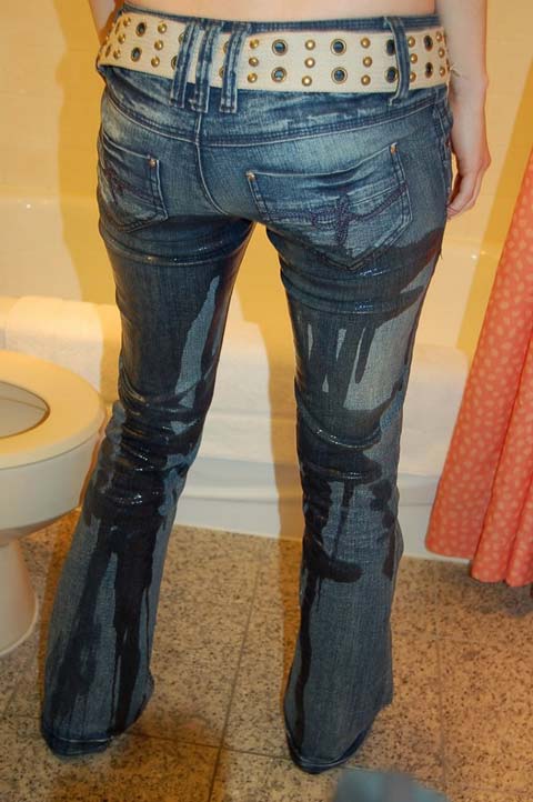 Ivy Peeing In Her Jeans